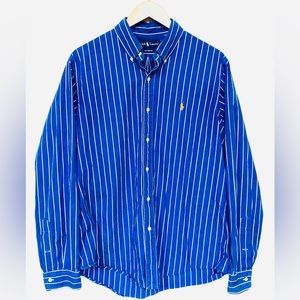 Ralph Lauren Striped Custom Fit Button Down Shirt